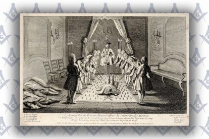 табель третьего градуса масонства ч/б