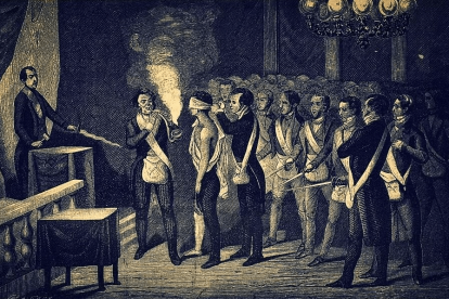 масонское посвящение в 1 градус