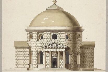 Шимон Богумил Цуг, проект евангелическо-аугсбургской церкви в Варшаве, из собрания Варшавского национального музея