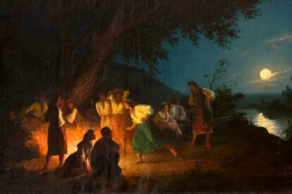 Генрих Семирадский. «Ночь на Ивана Купалу»