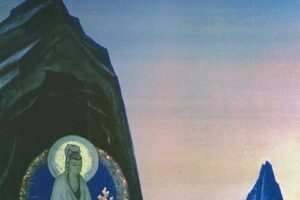 Николай Рерих. Агни Йога. Диптих. Левая часть. 1928.